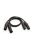 GUSTARD XLR - Pereche de cabluri de semnal simetrice cu mufe XLR și prize XLR. - 1,5m