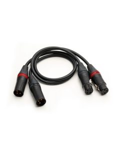   GUSTARD XLR - Cablu de semnal echilibrat cu pereche de mufe XLR și conectori de priză XLR - 2m