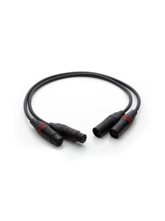   GUSTARD XLR - Cablu de semnal echilibrat cu pereche de mufe XLR și conectori de priză XLR - 0,5m