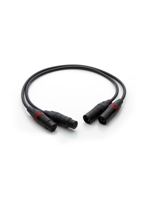 GUSTARD XLR - Cablu de semnal echilibrat cu pereche de mufe XLR și conectori de priză XLR - 0,5m