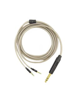   HIFIMAN HEADPHONE CABLE - Cablu pentru căști cu conectori de 3,5 mm pentru Susvara, HE1000SE, HE1000 V2 - Argint - 3m - 6,35mm