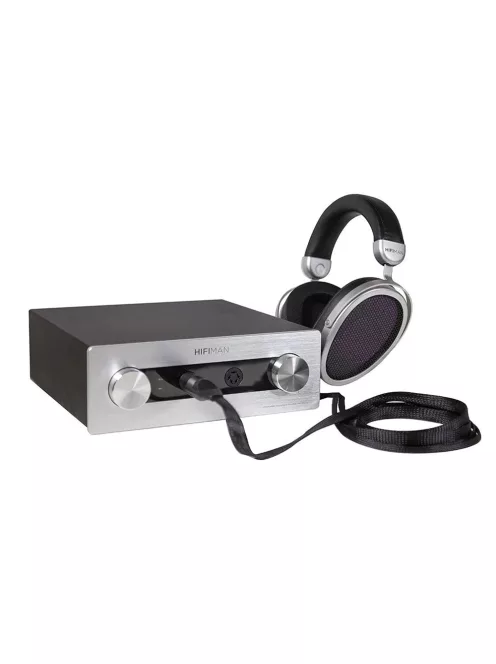 SISTEMUL HIFIMAN MINI SHANGRI-LA - Căști de tip over-ear cu design deschis și sistem de amplificare high-end electrostatic prin cablu.