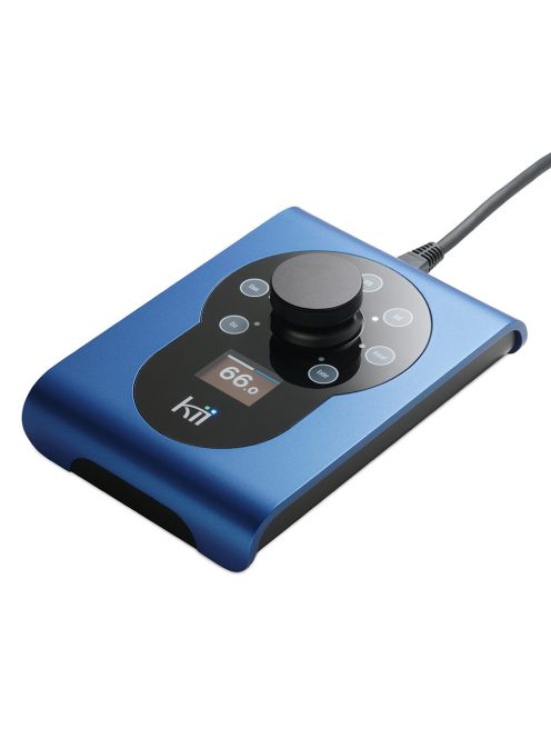 KII AUDIO CONTROL - Dispozitiv de control al volumului și intrărilor pentru boxele Kii, cu ecran OLED - Iced Sapphire Metallic