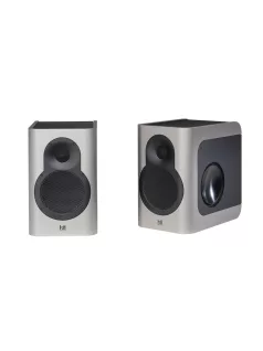   KII AUDIO SEVEN PAIR - Pereche de difuzoare active de înaltă calitate cu Wi-Fi Bluetooth 5 Multiroom Roon Airplay și funcționalitate Dante. - Iced Titanium Metallic - New