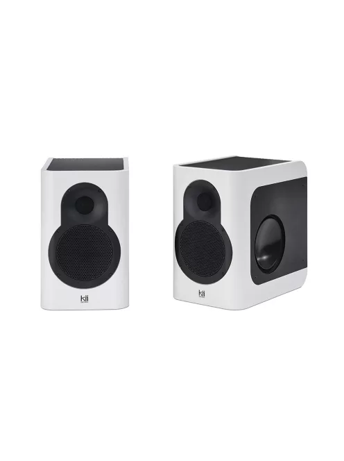 KII AUDIO SEVEN PAIR - Pereche de boxe active de top Wi-Fi Bluetooth 5 Multiroom Roon Airplay cu funcții Dante - FineTouch White