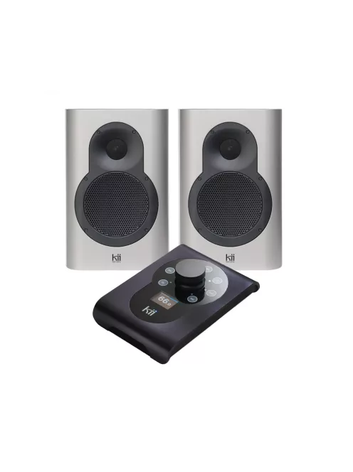 KII AUDIO SEVEN SYSTEM - Pereche premium wireless active boxe Bluetooth 5 Multiroom Roon Airplay - FineTouch Titanium