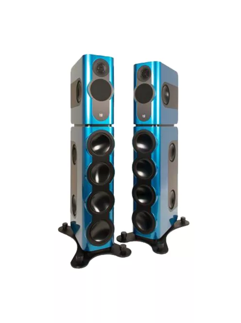 Sistemul audio KII THREE BXT - Sistem audio stereo şi home cinema activ ultra high-end cu sistemul de control Kii CONTROL. - Azzurro High Gloss