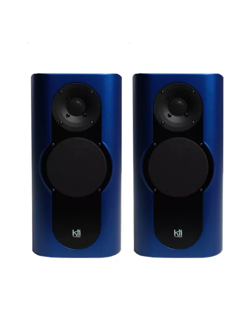 KII AUDIO THREE PAIR - Pereche de boxe active high-end - Iced Sapphire Metallic