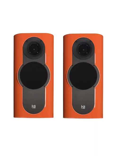 KII AUDIO THREE PAIR - Pereche de boxe active high-end - Phoenix Orange Metallic