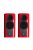 KII AUDIO THREE PAIR - Pereche de boxe active high-end - Ferrari Rosso Corsa High Gloss