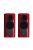 KII AUDIO THREE PAIR - Pereche de boxe active high-end - Tempranillo Red Metallic