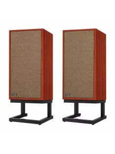   KLH MODEL FIVE - pereche de boxe Hi-Fi cu suspensie acustică închisă, 3-căi, cu bază înclinată - Mahon din Africa de Vest