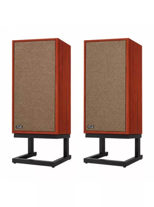 KLH MODEL FIVE - pereche de boxe Hi-Fi cu suspensie acustică închisă, 3-căi, cu bază înclinată - Mahon din Africa de Vest