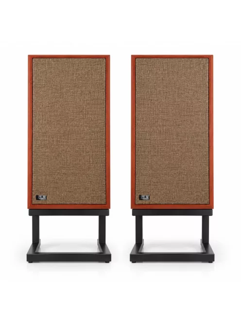 KLH MODEL FIVE - pereche de boxe Hi-Fi cu suspensie acustică închisă, 3-căi, cu bază înclinată - Mahon din Africa de Vest