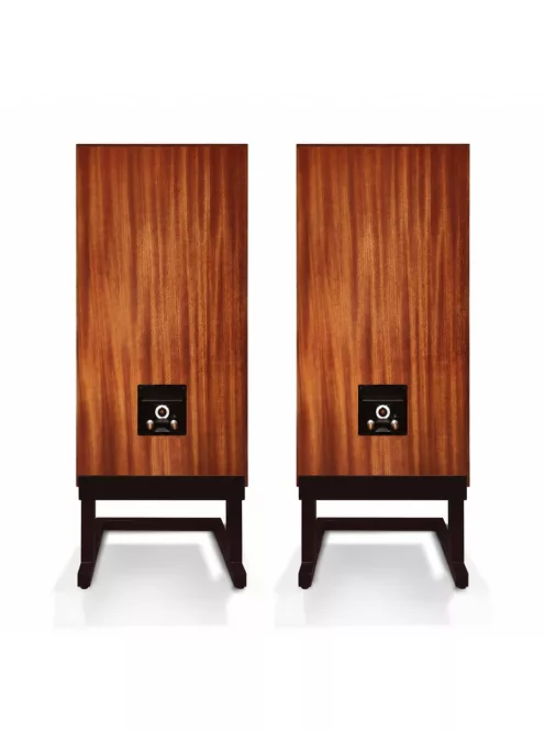 KLH MODEL FIVE - pereche de boxe Hi-Fi cu suspensie acustică închisă, 3-căi, cu bază înclinată - Mahon din Africa de Vest