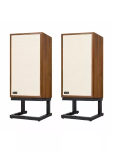   KLH MODEL FIVE - pereche de difuzoare Hi-Fi 3 căi, cu suspensie acustică închisă, cu bază înclinată - Nuc Englezesc