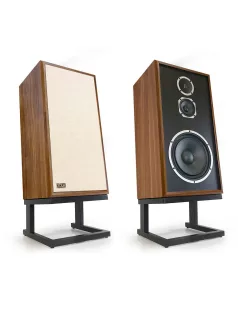   KLH MODEL FIVE - 3-căi suspensie acustică închisă boxe Hi-Fi pereche - Nuc Englezesc