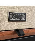 KLH MODEL FIVE - pereche de difuzoare Hi-Fi 3 căi, cu suspensie acustică închisă, cu bază înclinată - Nuc Englezesc
