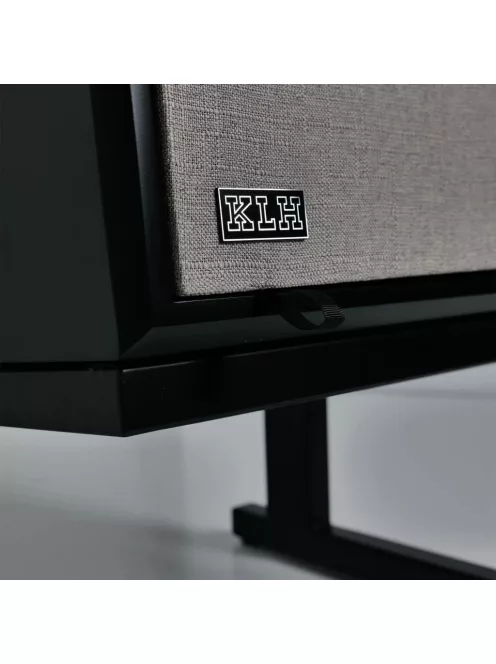 KLH MODEL FIVE - pereche de boxe Hi-Fi cu suspensie acustică închisă, 3-căi, cu bază înclinată - Negru Nordic