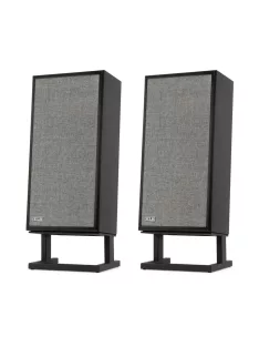   KLH MODEL FOUR - pereche de difuzoare Hi-Fi închise, cu suspensie acustică pe 3 căi, cu bază înclinată - Frasin Negru