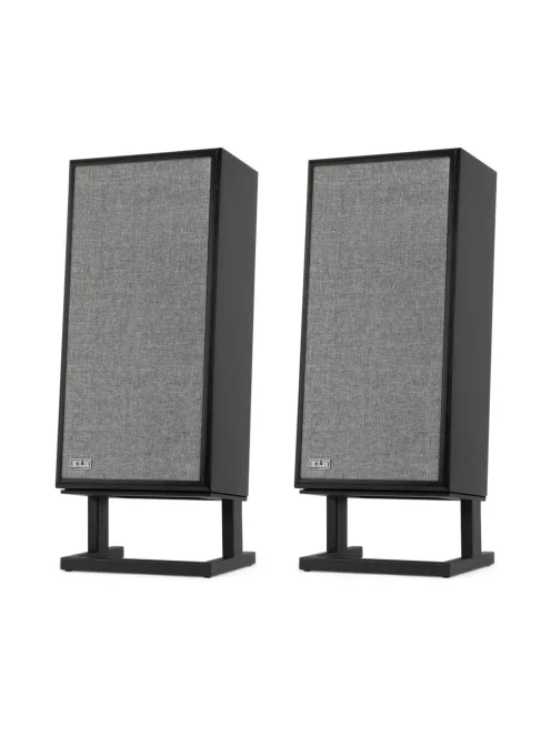KLH MODEL FOUR - pereche de difuzoare Hi-Fi închise, cu suspensie acustică pe 3 căi, cu bază înclinată - Frasin Negru