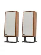 KLH MODEL FOUR - pereche de difuzoare Hi-Fi închise, cu suspensie acustică pe 3 căi, cu bază înclinată - Nuc Englezesc