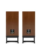 KLH MODEL FOUR - pereche de difuzoare Hi-Fi închise, cu suspensie acustică pe 3 căi, cu bază înclinată - Nuc Englezesc