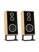 KLH MODEL FOUR - pereche de difuzoare Hi-Fi 3-căi, cu suspensie acustică, carcasă închisă, cu bază înclinată - Stejar Alb