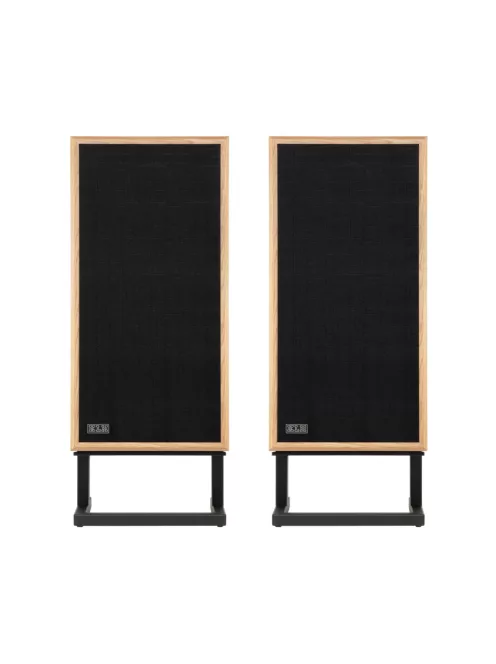 KLH MODEL FOUR - pereche de difuzoare Hi-Fi 3-căi, cu suspensie acustică, carcasă închisă, cu bază înclinată - Stejar Alb