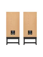 KLH MODEL FOUR - pereche de difuzoare Hi-Fi 3-căi, cu suspensie acustică, carcasă închisă, cu bază înclinată - Stejar Alb