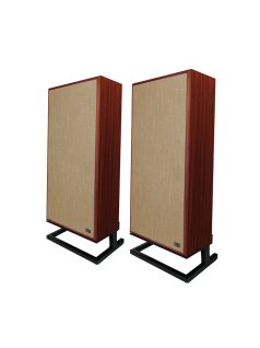   KLH MODEL SEVEN - Sistem audio home Hi-Fi cu 3 căi tip boxe de podea față închisă (pereche) - Mahon din Africa de Vest