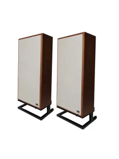   KLH MODEL SEVEN - Sistem audio home Hi-Fi cu 3 căi tip boxe de podea față închisă (pereche) - Nuc Englezesc