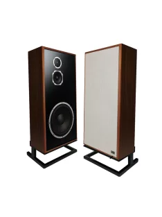   KLH MODEL SEVEN - Sistem audio home Hi-Fi cu 3 căi tip boxe de podea față închisă (pereche) - Nuc Englezesc