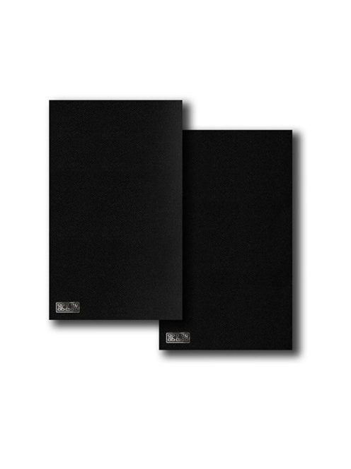 KLH MODEL THREE GRILLE - Pereche de grilaje pentru difuzoarele Model Three - Gri Medici - In Negru Bazalt