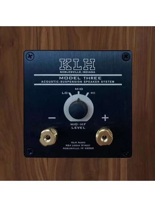 KLH MODEL THREE - 2-căi boxe Hi-Fi de podea închise (pereche) - Nuc Englezesc - NEW