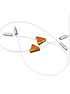   KINKI STUDIO EARTH RCA (M) - RCA (M) CABLU - Cablu stereo OCC de înaltă calitate cu pereche de conectori RCA tată și conectori RCA tată - 1,5m