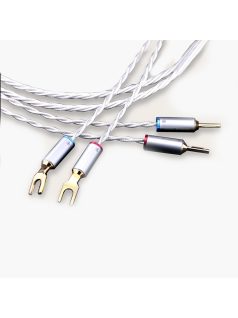   KINKI STUDIO EARTH BANANA (M) - CABLU DE BOXE SPADES (FURCĂ) - Cablu pentru boxe de înaltă calitate cu conductor OCC și conectori de boxe banana și furcă. - 2,5m