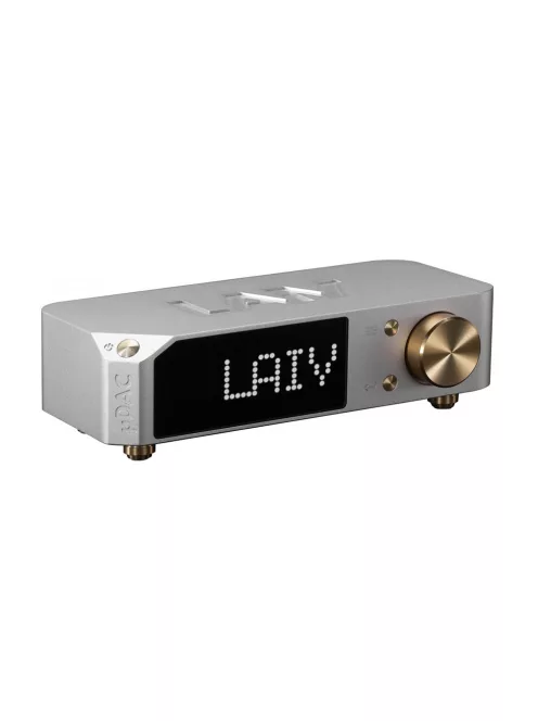 LAIV HARMONY uDAC - Calitate premium, DAC compact de birou 768kHz DSD256 - Argint