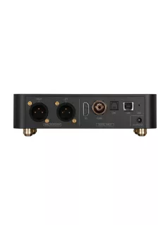   LAIV HARMONY uDAC - DAC compact de birou de calitate premium 768kHz DSD256 cu telecomandă și convertor XLR-RCA - Negru