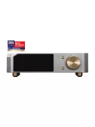 LAIV HARMONY uDAC - DAC compact de birou de calitate premium 768kHz DSD256 cu telecomandă și convertor XLR-RCA - Argint