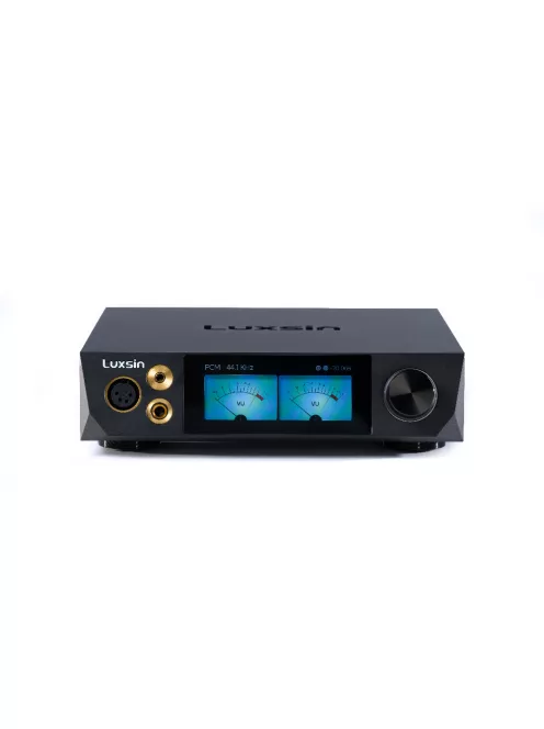 LUXSIN X8 - Convertor audio digital-analogic și amplificator de căști inteligent pentru birou, Bluetooth 5.1, 32-bit 768kHz DSD512