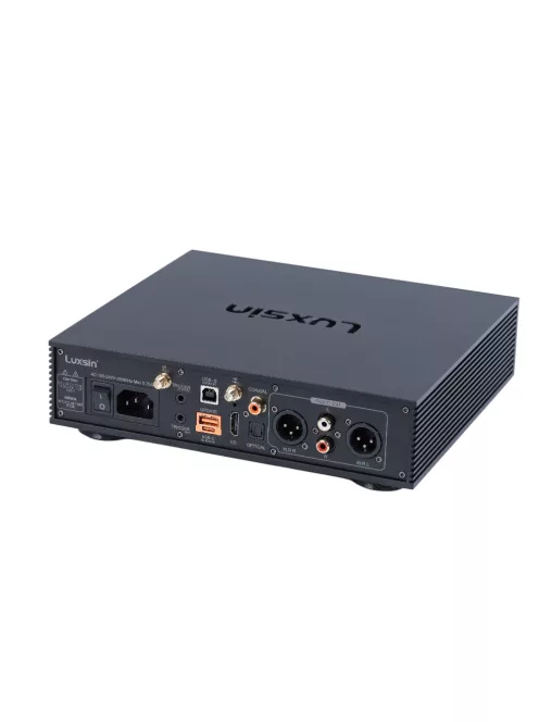 LUXSIN X8 - Convertor audio digital-analogic și amplificator de căști inteligent pentru birou, Bluetooth 5.1, 32-bit 768kHz DSD512