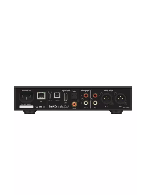 MATRIX AUDIO MINI-I PRO 4 - DAC de birou DAC Amplificator pentru căști și Streamer DLNA Airplay 2 Roon Ready MQA 24bit/768kHz DSD512 - Negru