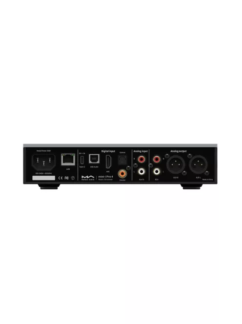 MATRIX AUDIO MINI-I PRO 4 - DAC de birou DAC Amplificator pentru căști și Streamer DLNA Airplay 2 Roon Ready MQA 24bit/768kHz DSD512 - Argint