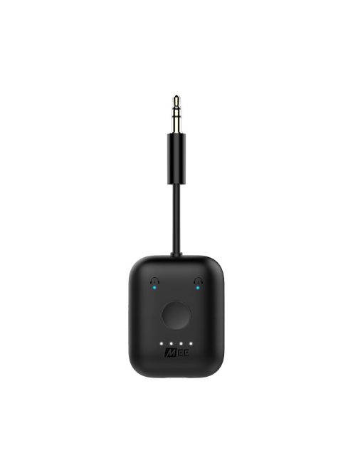 MEE AUDIO CONNECT AIR - Adaptor și transmițător audio wireless în zbor pentru AirPods și alte căști Bluetooth cu latență redusă aptX - Negru