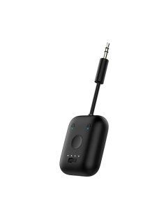   MEE AUDIO CONNECT AIR - Adaptor și transmițător audio wireless în zbor pentru AirPods și alte căști Bluetooth cu latență redusă aptX - Negru