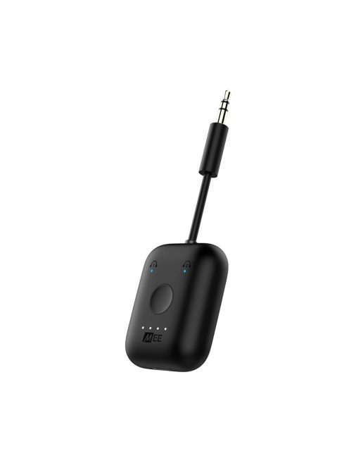 MEE AUDIO CONNECT AIR - Adaptor și transmițător audio wireless în zbor pentru AirPods și alte căști Bluetooth cu latență redusă aptX - Negru