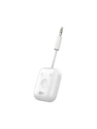 MEE AUDIO CONNECT AIR - Adaptor și transmițător audio wireless în zbor pentru AirPods și alte căști Bluetooth cu latență redusă aptX - Alb
