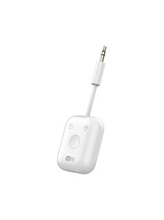   MEE AUDIO CONNECT AIR - Adaptor și transmițător audio wireless în zbor pentru AirPods și alte căști Bluetooth cu latență redusă aptX - Alb