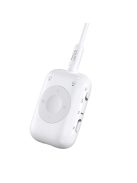 MEE AUDIO CONNECT AIR PRO - Transmițător și receptor audio wireless cu aptX Low Latency pentru zbor și ascultare de muzică acasă - Alb